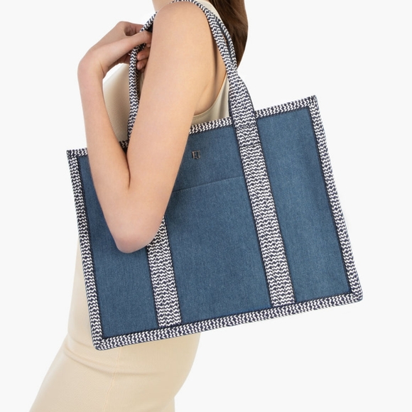 New Eric Javits Cote d’Azur tote style handbag - Picture 3 of 16